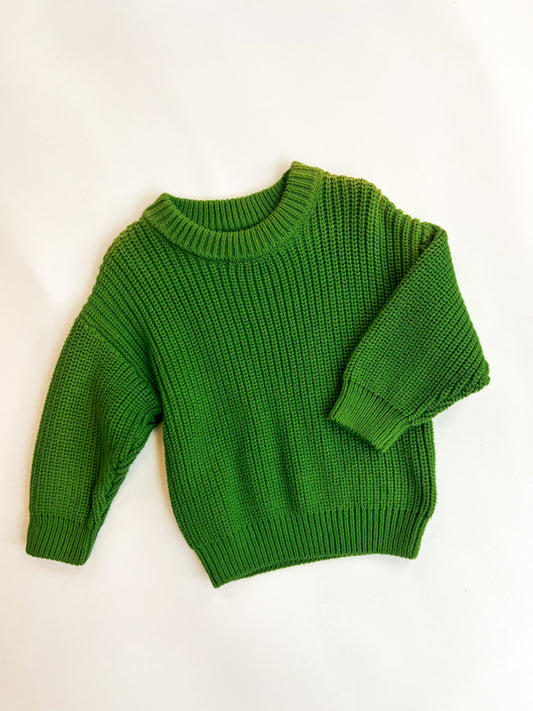 Spring Has Sprung Green Sweater