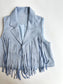 Denim Dreams Fringe Vest