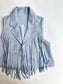 Denim Dreams Fringe Vest