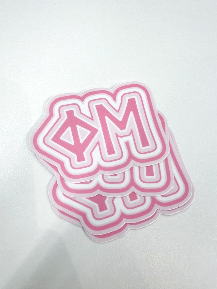 Phi Mu Sorority Sticker