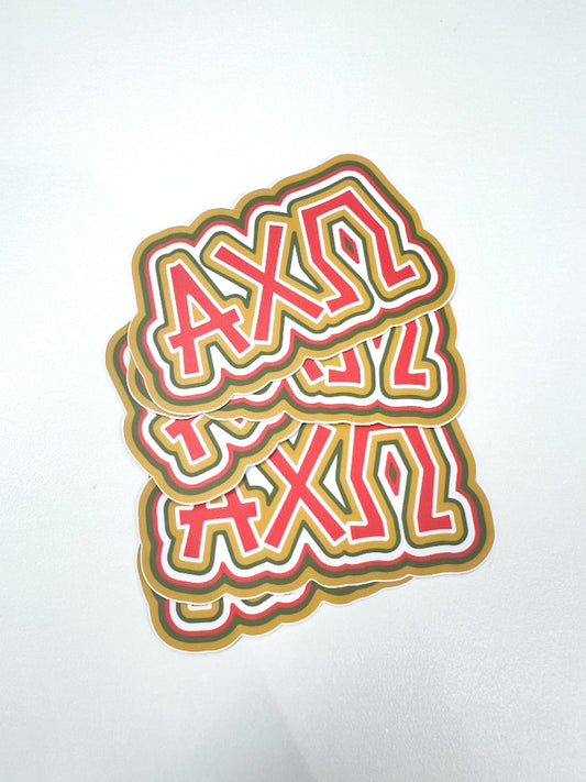 Alpha Chi Omega Sorority Sticker