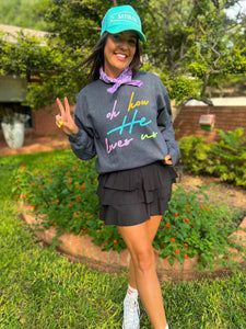 Oh How He Loves Us Crew Neck Sweatshirt