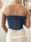 Dark Desert Drive Denim Top