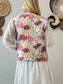Floral Breeze Patchwork Vest