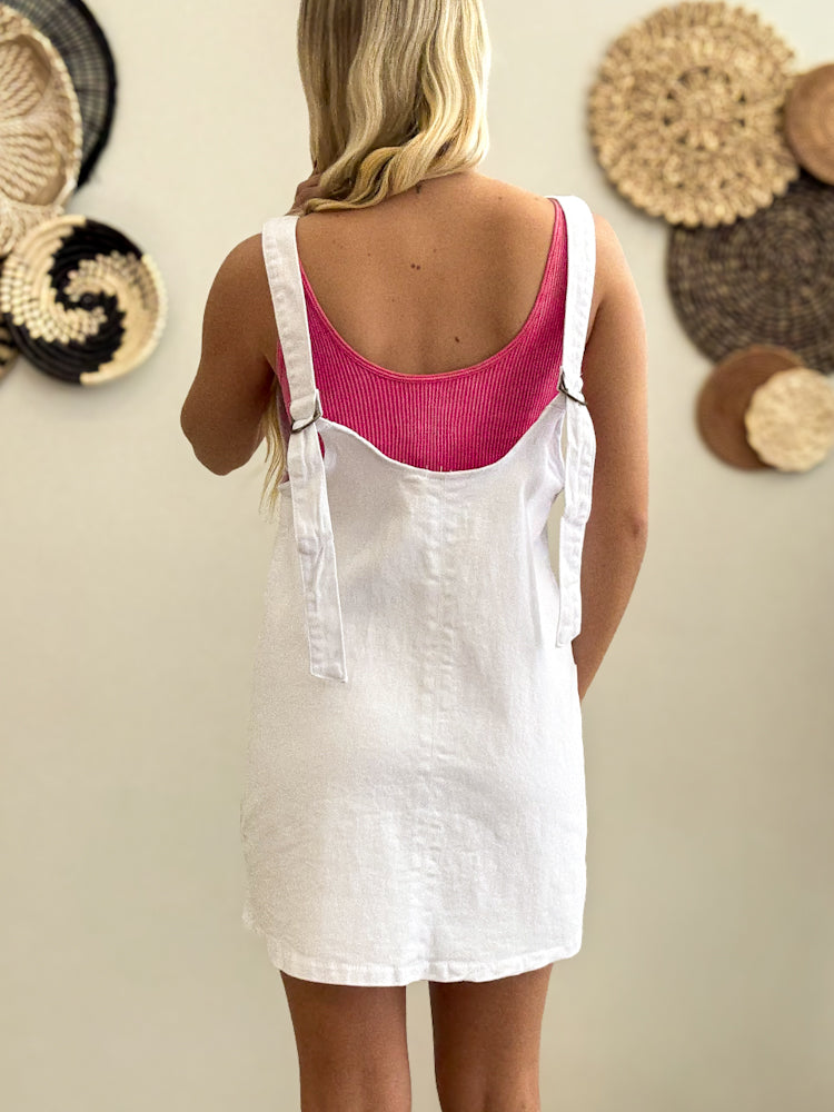 On the Road Romper in Pink