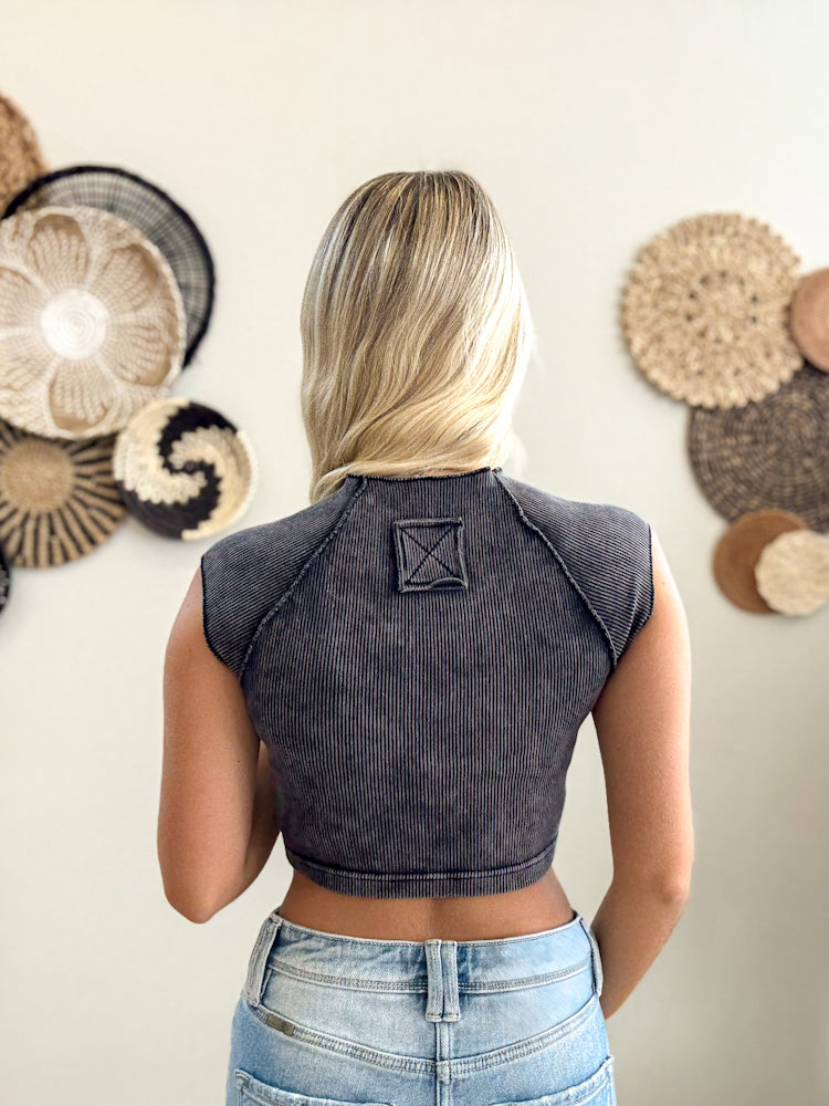 Urban Edge Ribbed Crop