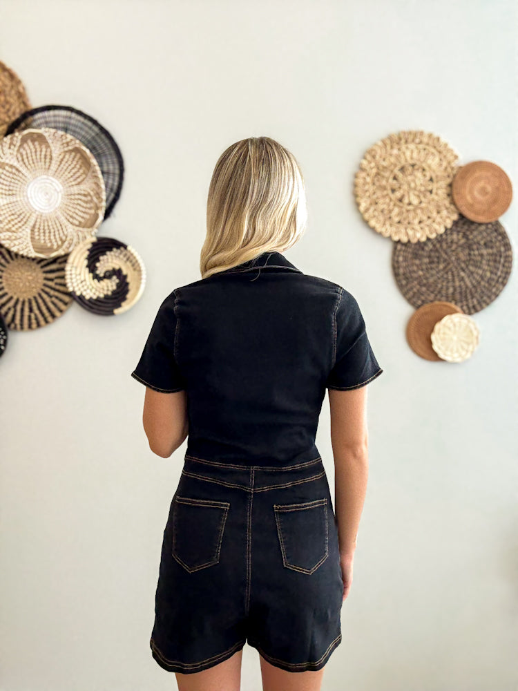 Midnight Rider Romper