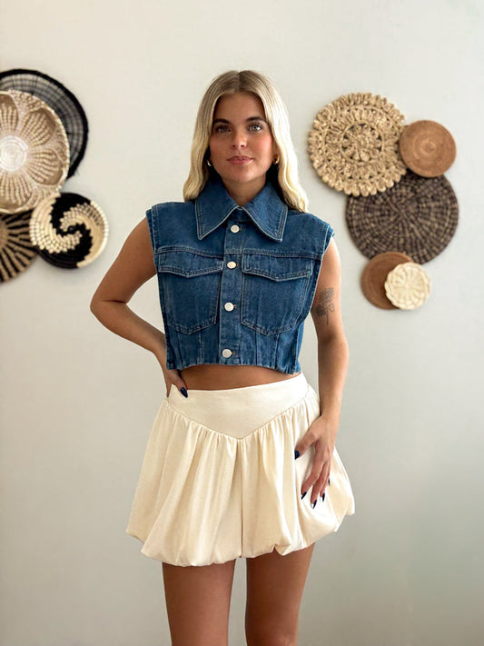 Canyon Cutoff Button Up Vest