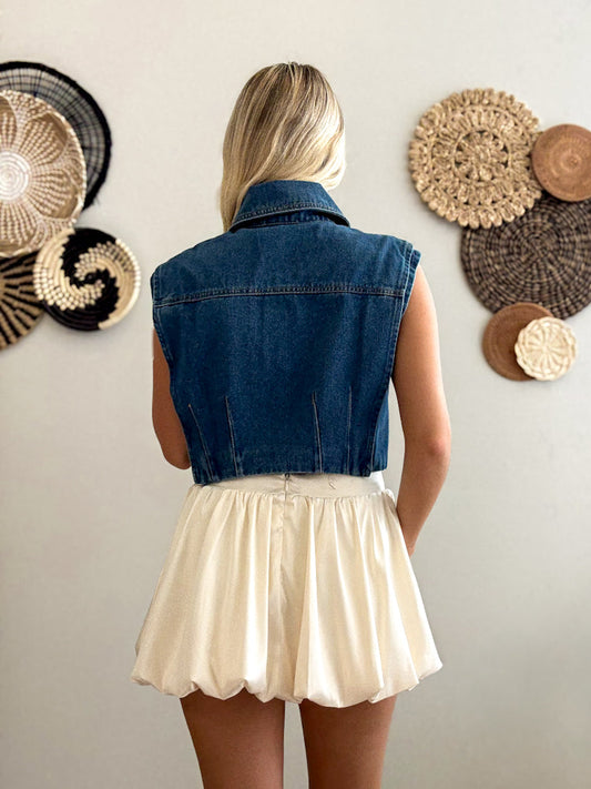 Canyon Cutoff Button Up Vest