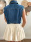 Canyon Cutoff Button Up Vest
