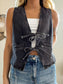Twilight Tie Denim Vest