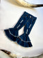 Double Denim Baby Flare