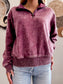 Eggplant Haven Half Zip