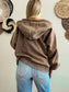 Crossroads Mocha Pullover
