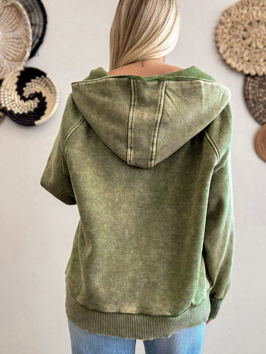 Crossroads Olive Pullover