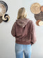 Weekend Wash Hoodie in Brown