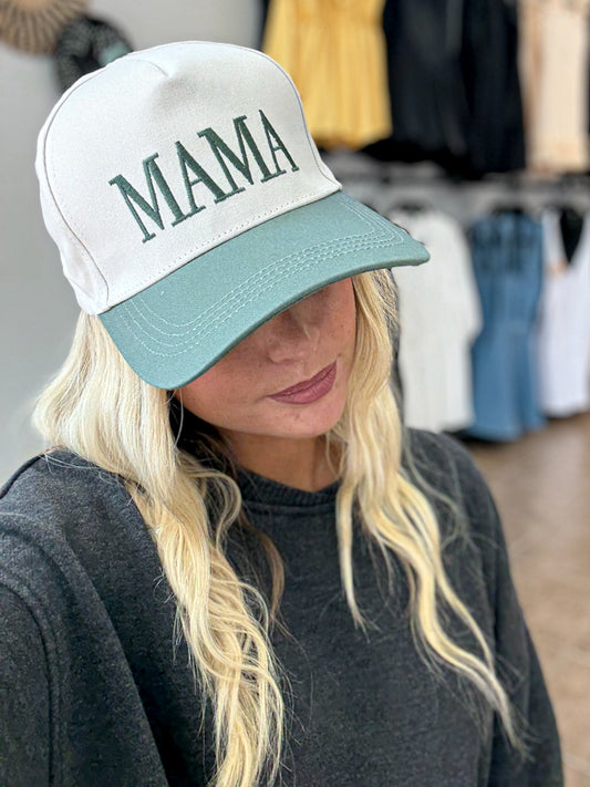 Olive Mama Cap