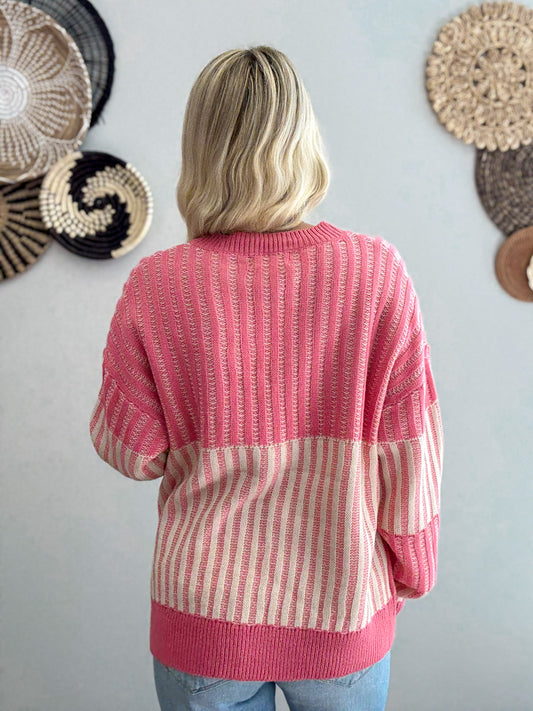 Blushin' Sweetheart Sweater