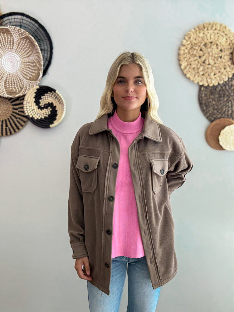 Cozy Retreat Mocha Jacket