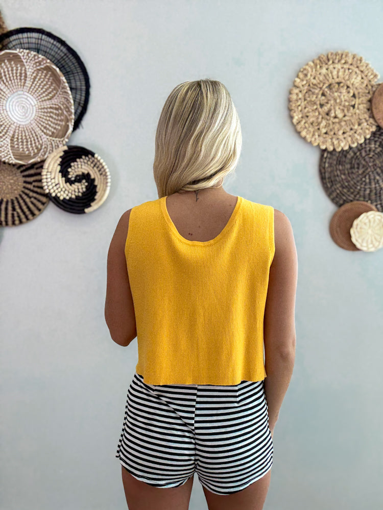 Sideline Sweetheart Bow Top