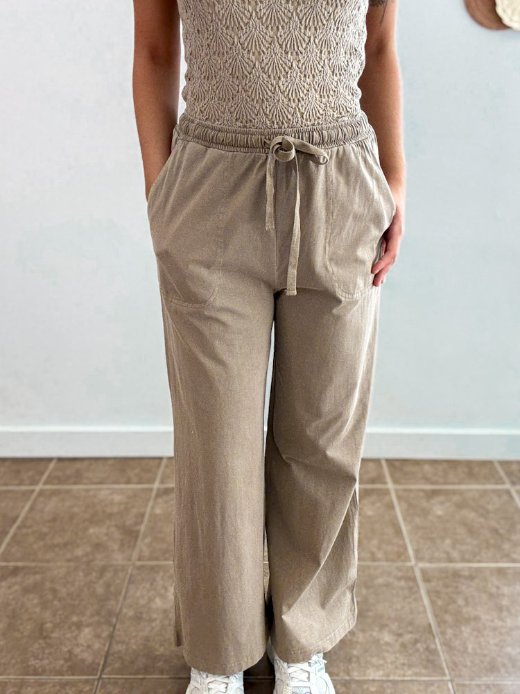 Golden Dune Wide Leg Pant