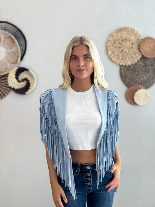 Way Out West Fringe Collar