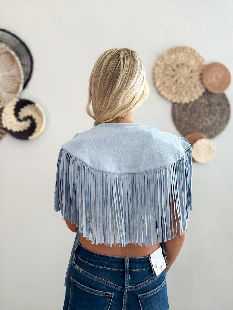 Way Out West Fringe Collar