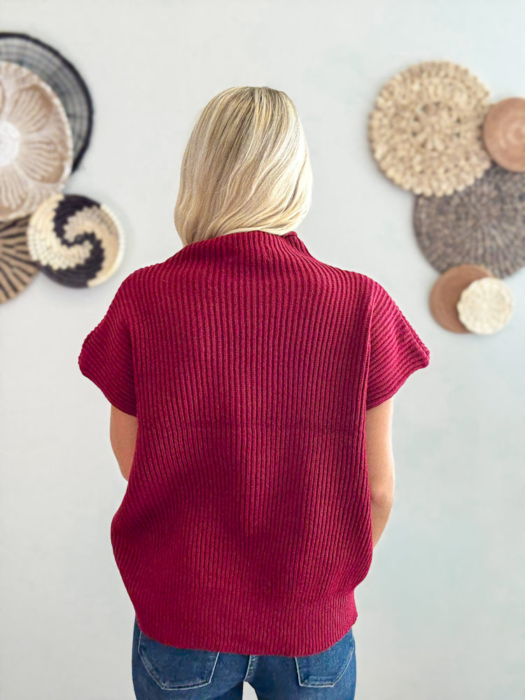 Harbor Knit Cabernet Sweater