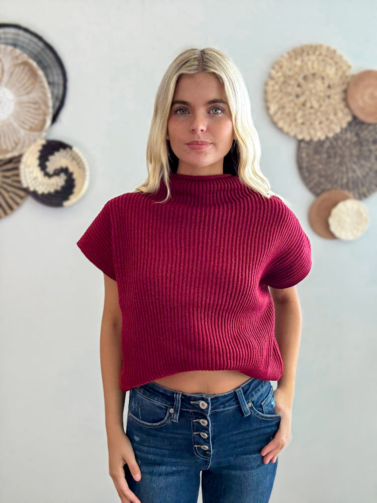 Harbor Knit Cabernet Sweater