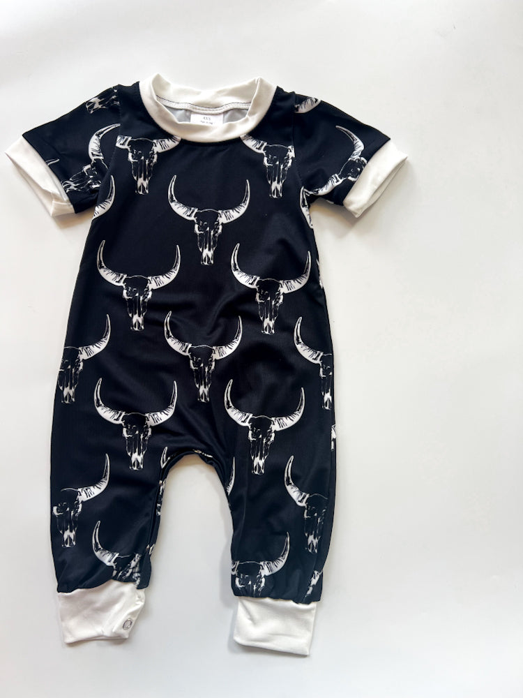 Little Longhorn Lounge Romper