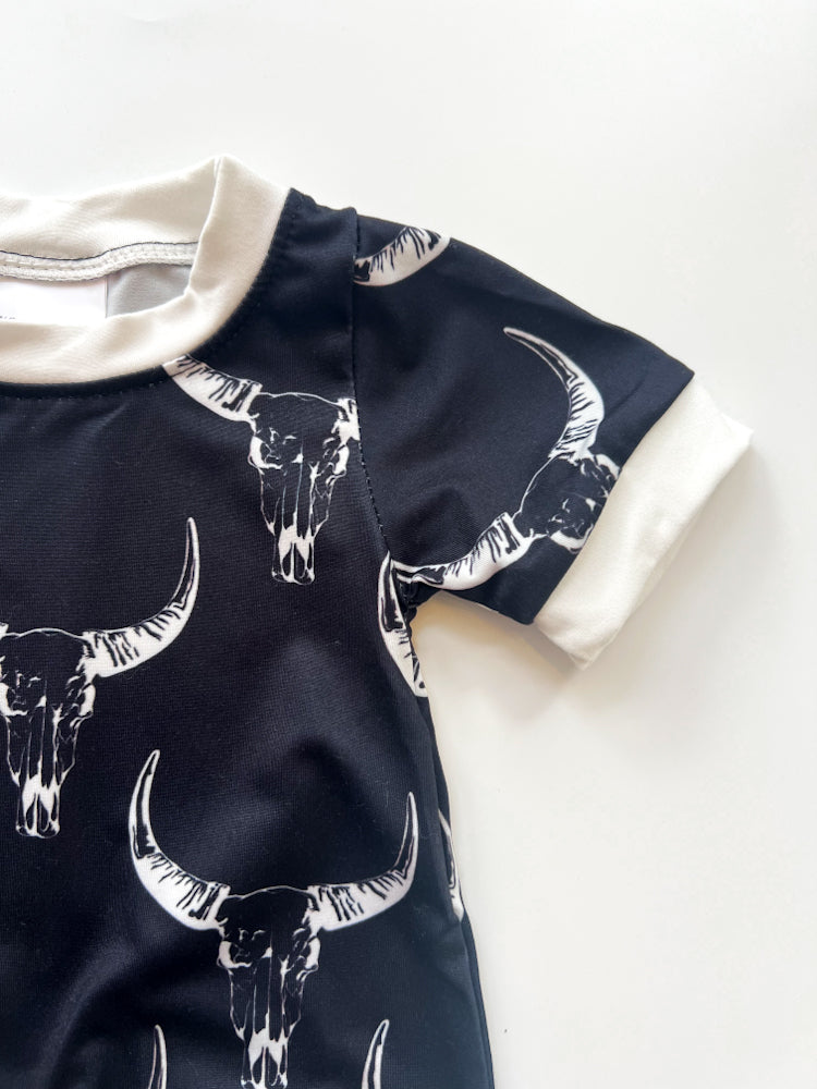 Little Longhorn Lounge Romper