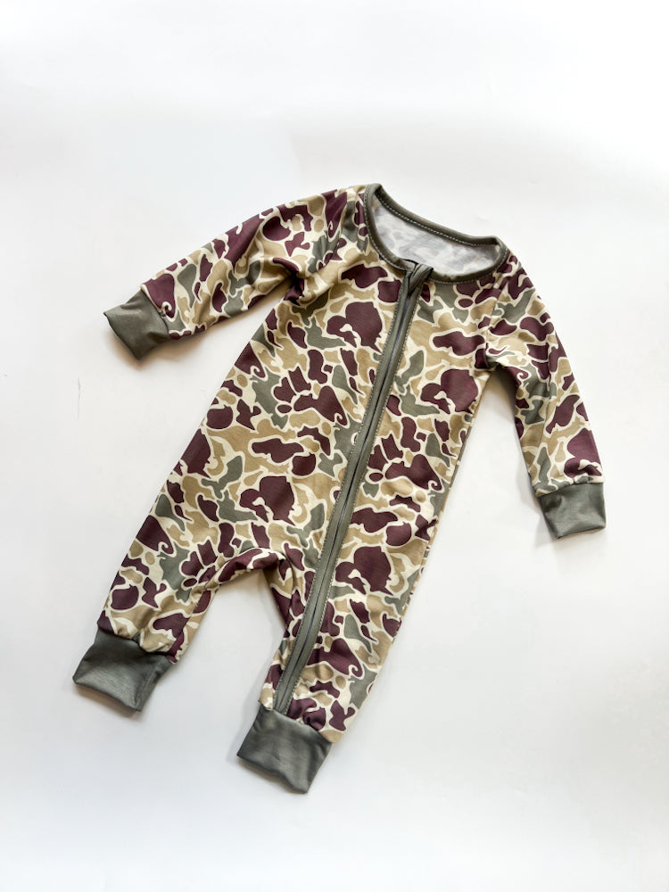 Trail Tracker Camo Romper