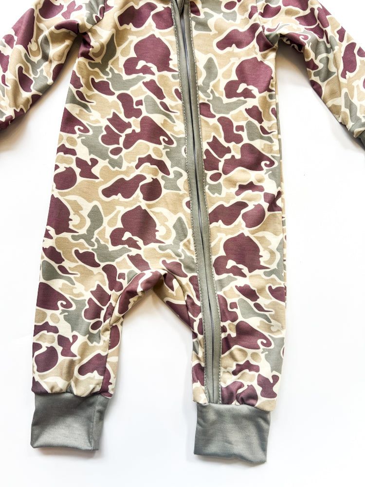 Trail Tracker Camo Romper
