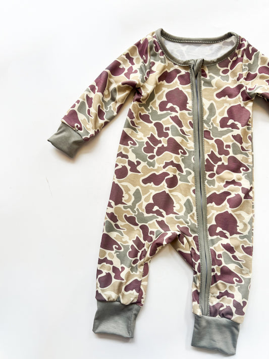 Trail Tracker Camo Romper