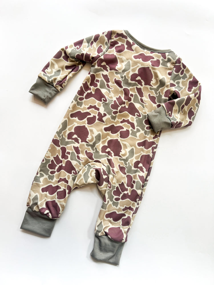 Trail Tracker Camo Romper