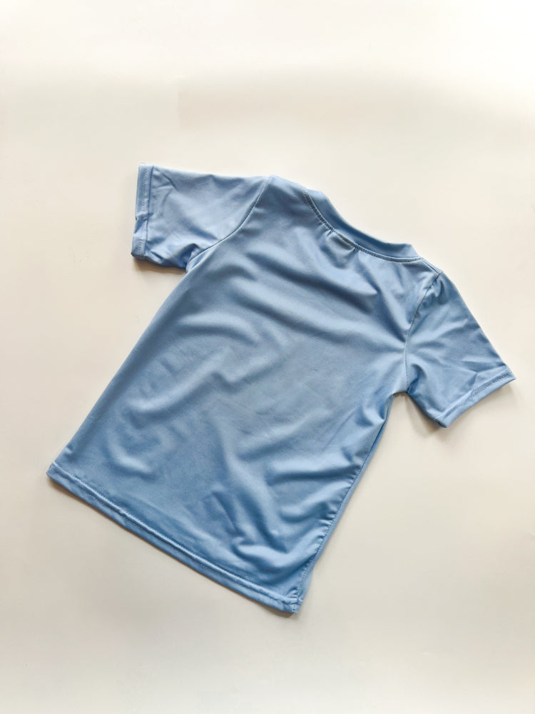 Light Blue Bucking Bull Tee