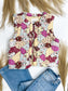 Floral Breeze Patchwork Vest