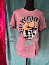 Load image into Gallery viewer, Disco Cowgirl, Cowgirl Shit, Western Graphic Tee, Western Apparel, Western Wholesale, Western Boutique, Western Wear
