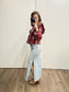 Bohemian Bloom Ruffle Top