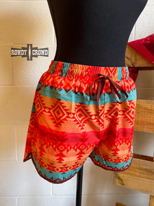 Western Apparel, Western shorts, Western Fashion, Western Boutique, Western Wholesale, cowgirl shorts, western outfits, western attire, western style shorts, western athletic shorts, wholesale clothing, aztec shorts, western aztec shorts
