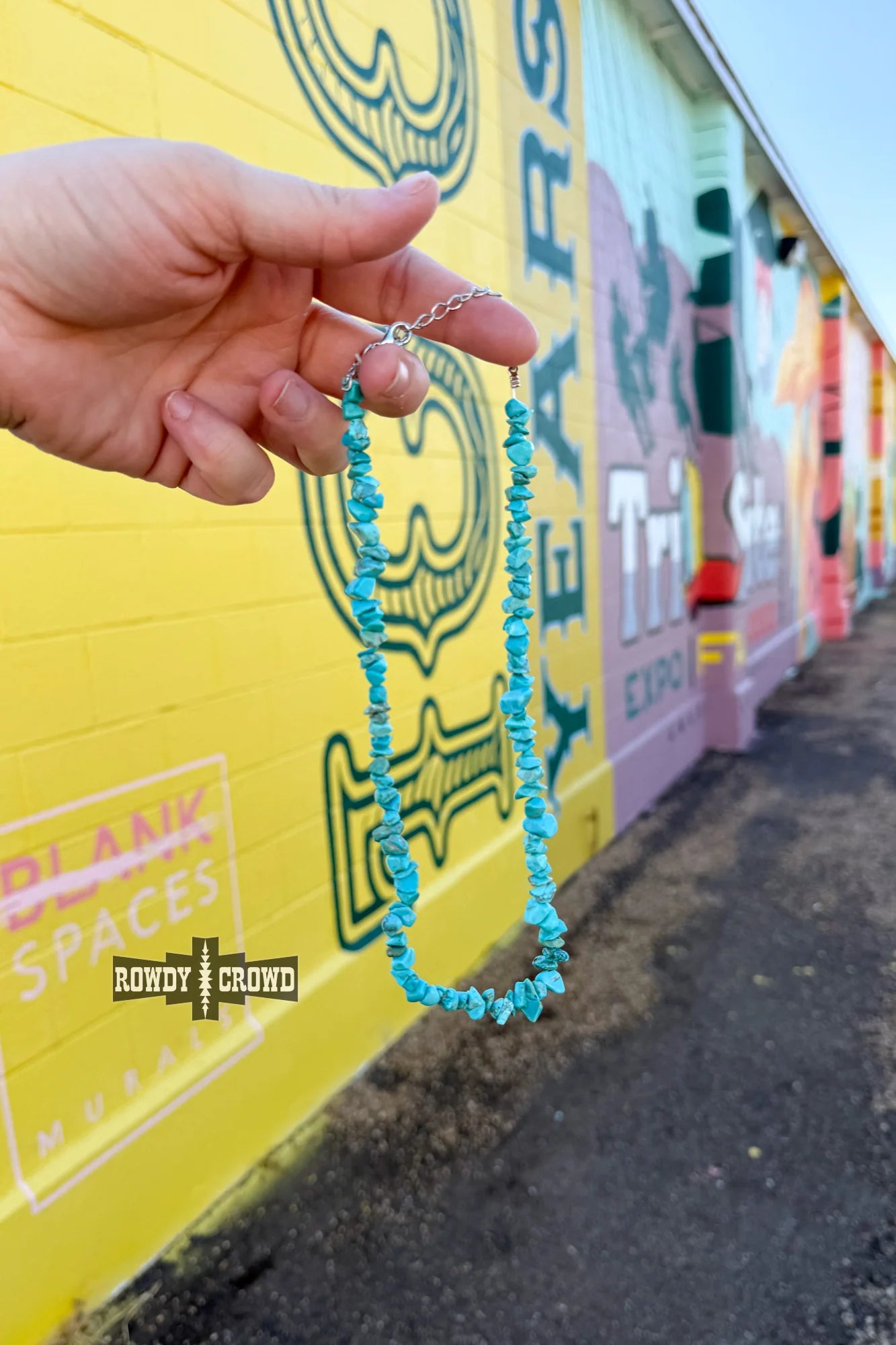 Turquoise Chip Necklace