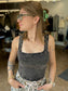 Charcoal Dust Crop Tank