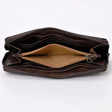 Load image into Gallery viewer, Tanya Tooled Leather Zip Wallet
