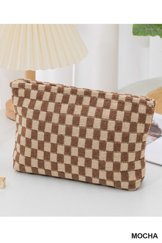 Checkered Pouch