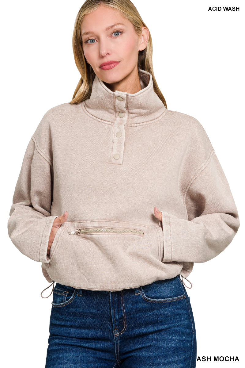 Mocha Magic Kangaroo Pullover