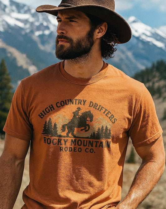 Rocky Mountain Rodeo Co Heavyweight T-Shirt
