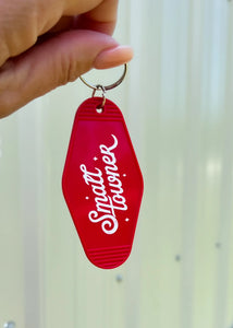 Small Towner Vintage Hotel Keychain