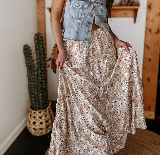 Sundown Serenade Maxi Skirt