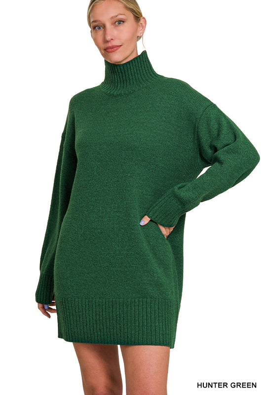 Talk Later Sweater Dress