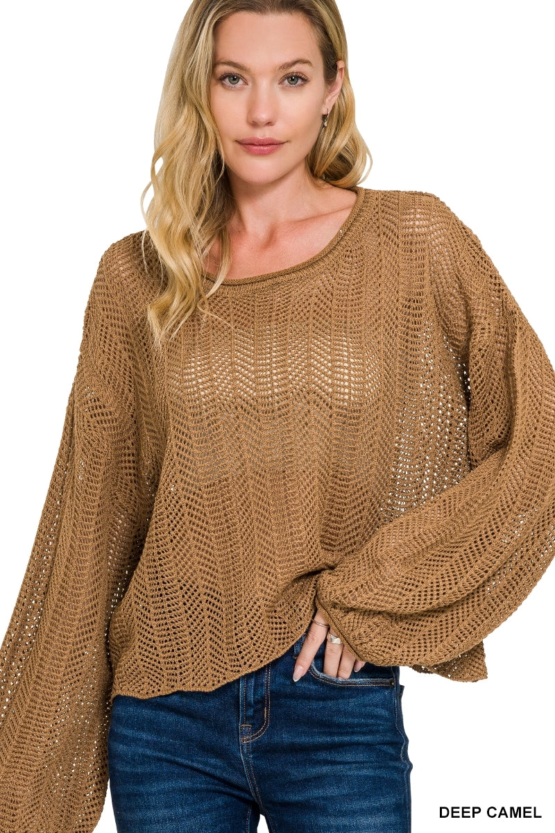 Cozy Terrain Knit Top